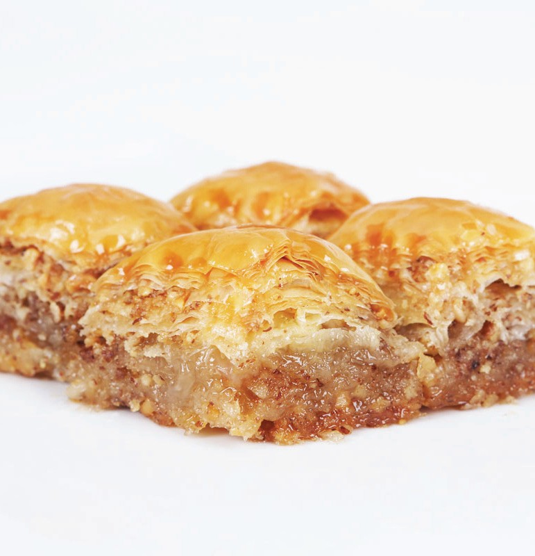 Baklava Orzechowa kwadrat